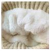 Fashion Keep Warm Pompom Hat Thickened Solid Color Ear Protection Cap Windproof Cold Proof Knitted Hat Autumn Winter