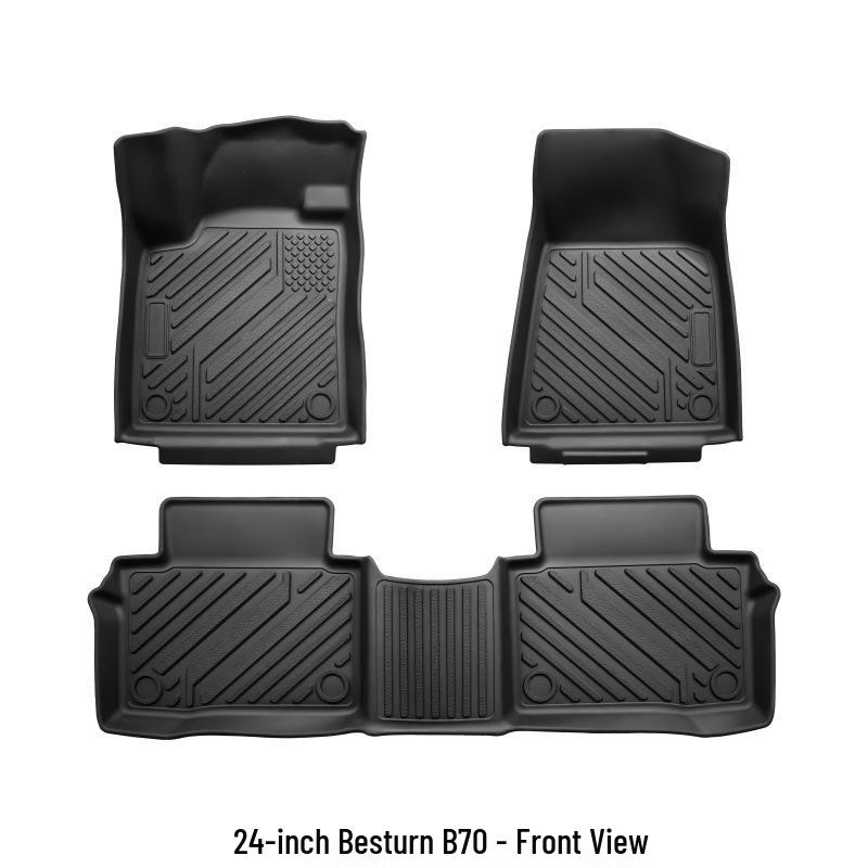 Экологичные 3D коврики TPE с высоким бортиком для Bestune B70 2024 - Противоскользящие аксессуары для салона