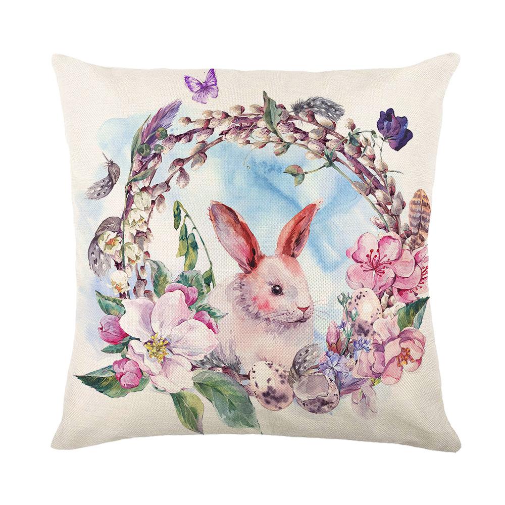 Пасхальная наволочка Праздничное украшение Наволочка Подушка для дивана Наволочка