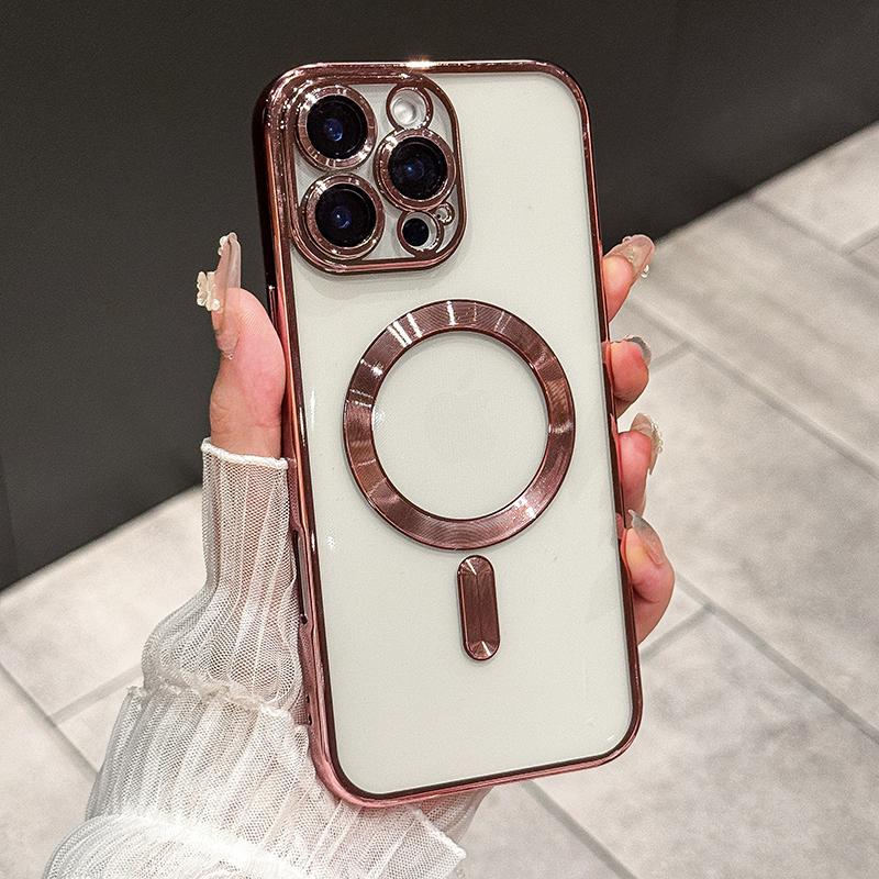 Luxury Magnetic Shockproof Phone Case For Samsung Galaxy A06 A16 A26 A36 A56 A07 A17 F05 M05 Funda Glass Lens Protection Cover