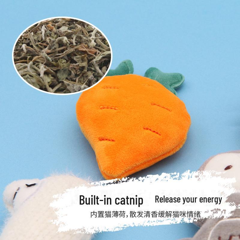 Мягкая игрушка для кошек с кошачьей мятой: Самоуверенный, устойчивый к укусам и царапинам.