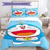 Doraemon Adventure 3‑Piece Bedding Set,Soft Breathable Duvet Cover with 31 Pillowcases,Multi‑Scene for Bedroom Dorm,Perfect Holiday Birthday Gift for