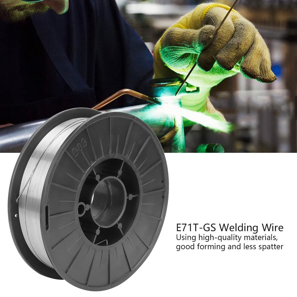 Сварочная проволока без газа самозащитная высокоэффективная сварочная принадлежность E71T GS 0,8 мм 4,5 кг