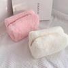 Plush Makeup Bags For Women Soft Travel Cosmetic Bag Organizer Case Young Lady Girls Make Up Case Necessaries Clutch Bag