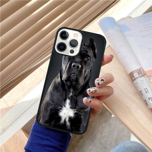 Чехол для телефона с изображением итальянского мастифа Кане-корсо Для iPhone 17 Air 15 16 Pro Max 14 13 12 11 Pro Max Plus Корпус