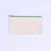 3/5/10 Pcs/Lot Student School Canvas Zipper Storage Bags DIY Blank Craft Cosmetic Ziplock Cotton Pouches for Pencil 21x12cm