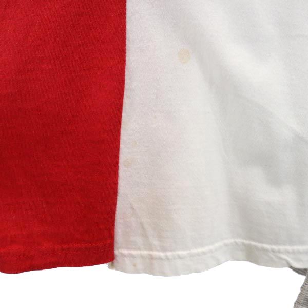 RESCARP 23ss Remake Short sleeve T-shirt Red x white Men's Used