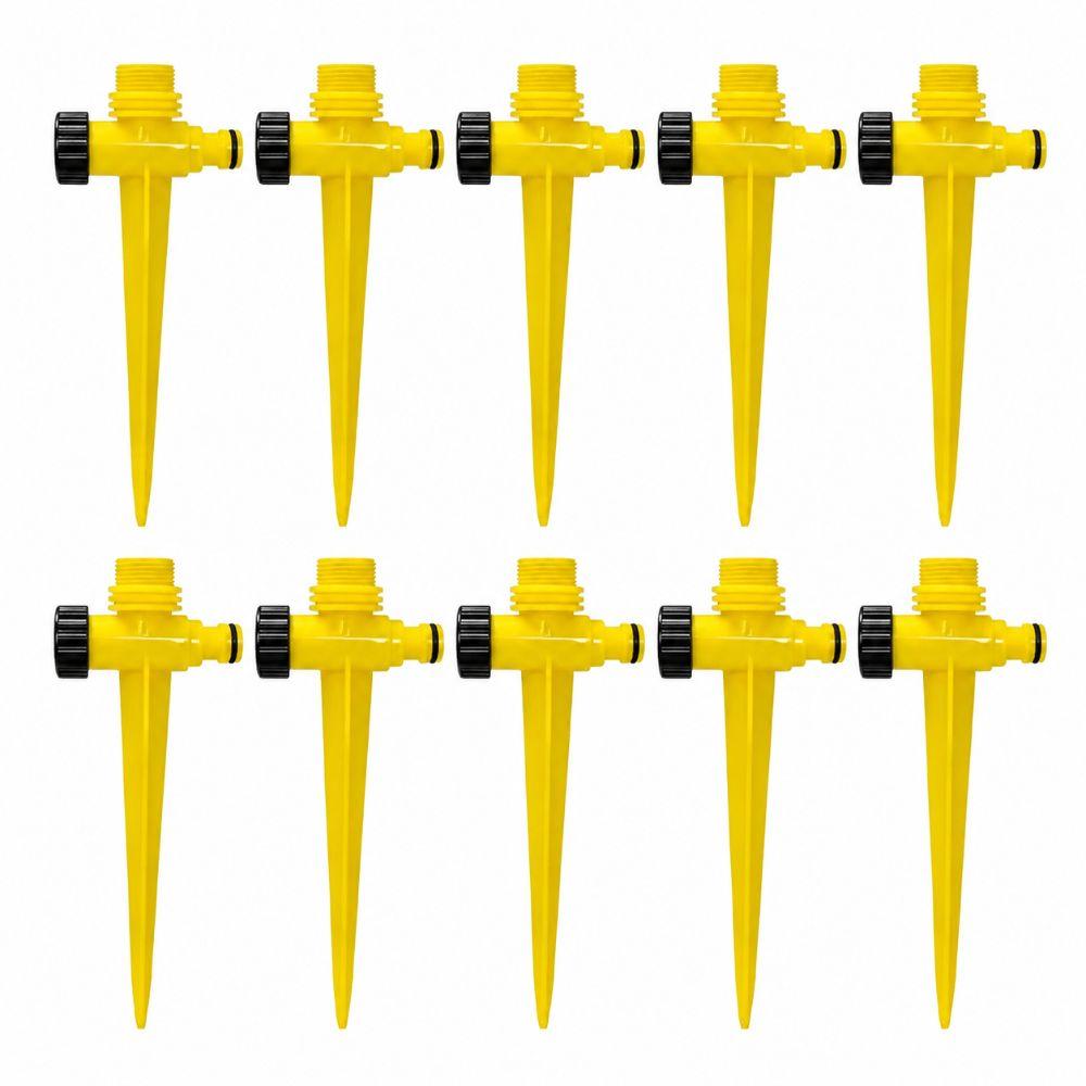 10PCS 3/4inch Male Thread Lawn Sprinkler Spike Base  Outdoor Irrigation