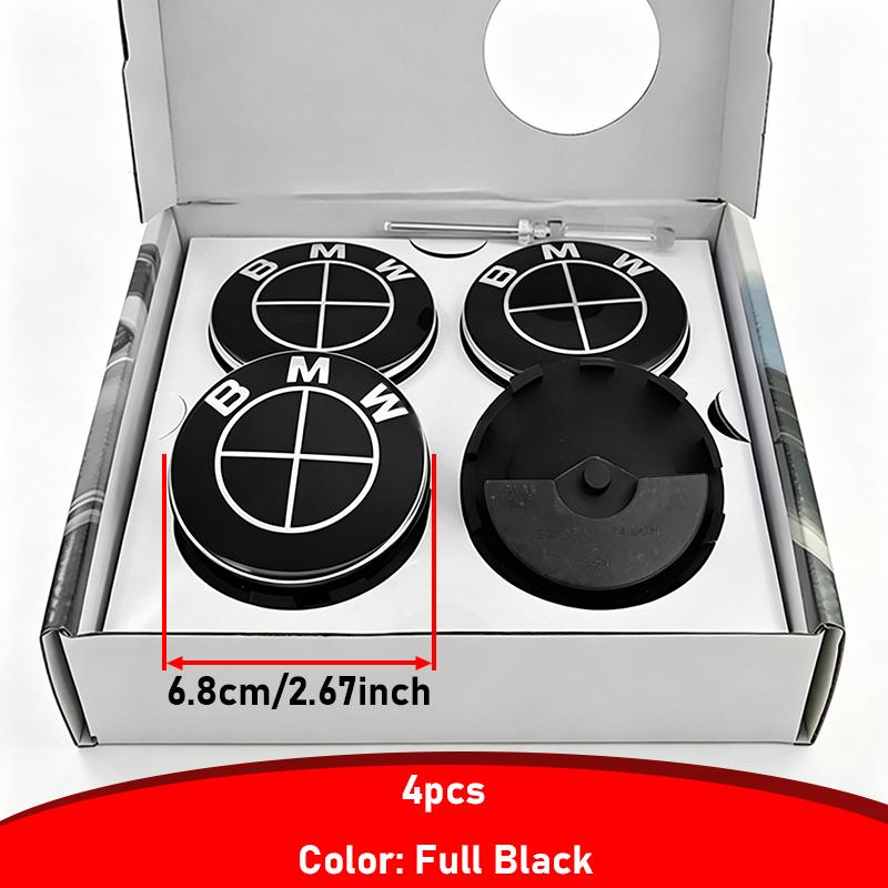 4pcs 56mm 68mm Floating Wheel Center Cap Hub Cover Badge For BMW Z4 X1 X2 X3 F31 F35 E90 E91 X4 X5 X6 M2 M3 M4 M5 M E82 E88 F30 ACPXJ1