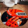 Marc Márquez (1) Round Office Rug Decorative Floor Rug for Office Bedroom Living Room and Home Space