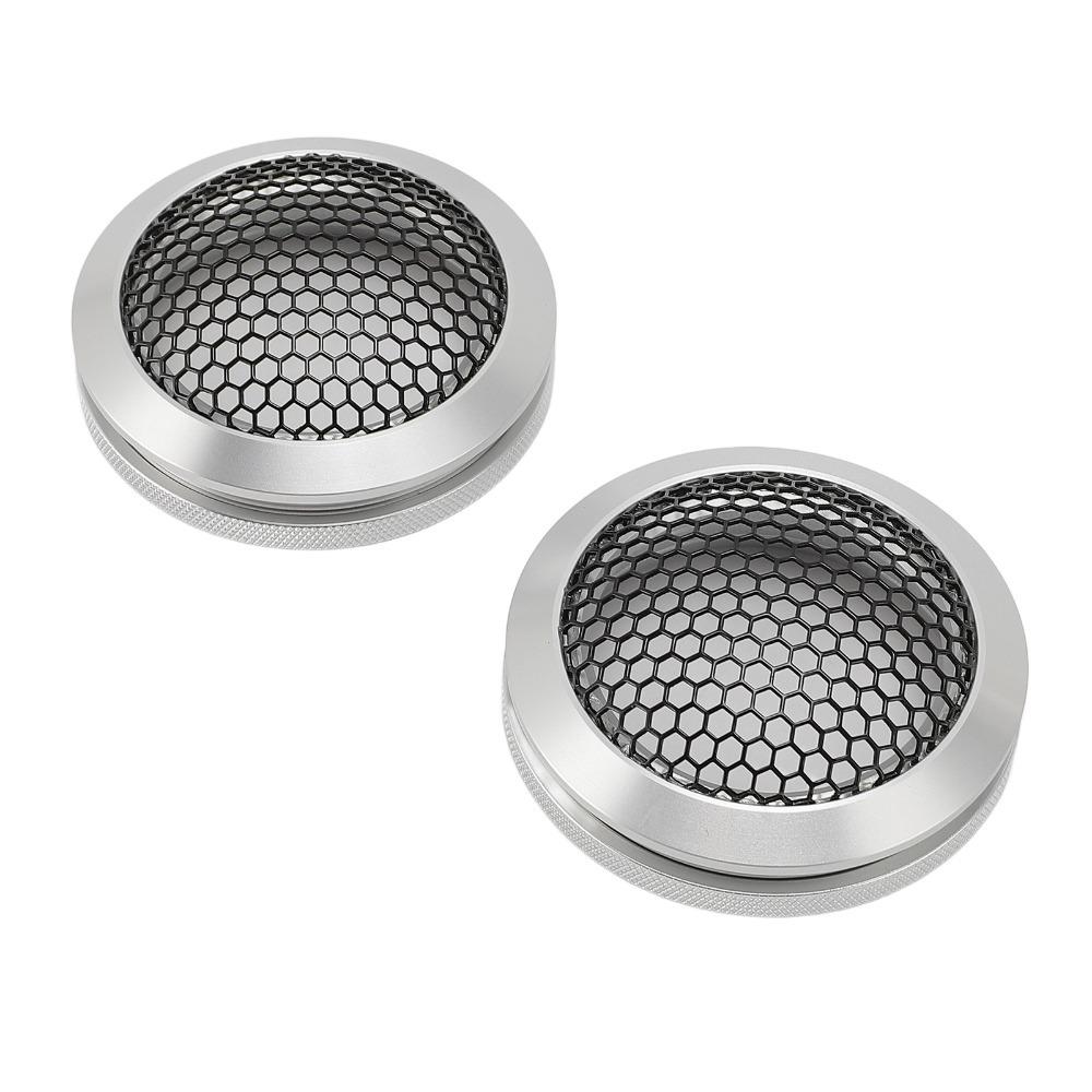 2Pcs OD 64mm Car Speaker Cover Round Speaker Guard Durable Speaker Grill Audio System