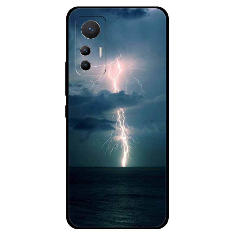 Чехол для Xiaomi 12 Lite Мягкий силикон ТПУ Космический Защитный задний чехол Для Xiaomi Mi 12 Lite Чехлы 12lite Печатные Мраморные корпуса