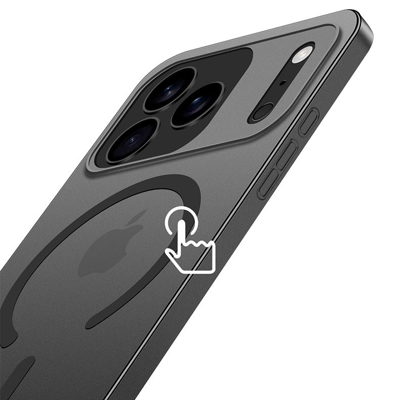 Роскошный ультратонкий матовый чехол для iPhone 17 Air 16 15 14 Plus 13 12 Pro Max с поддержкой беспроводной зарядки MagSafe, прозрачный ударопрочный чехол из ПК