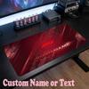 F1 Customized Name Text Mouse Pad, Large Desk Mouse Mat Personalized Home Office Present