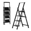 ANDWINT 4 Folding Step Load Capacity Step No Assembly Car Wash Outdoor Stepladder, Steps, Stand, 150KG, Multifunctional, Lightweight, Stool, Non-Slip,