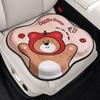 Yousheng Gel Car Seat Cushion Breathable Cooling Ice Silk Mat for Office Chair Cute Cartoon Non-Slip Pad for Summer Driving & Desk Work