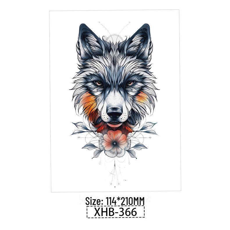 3D реалистичные временные татуировки-наклейки с изображением бабочек, тигров и змей