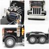 1:24 PETERBILT 389 Грузовик Игрушка Ходячий Трактор Модель Машины Сплав Литье под Давлением Звук Свет Модели Транспортных Средств Декор Салона Подарок
