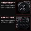 Sanwa Direct Gamepad 16 Все кнопки Непрерывный огонь Xinput Вибрация для Windows Матовые черные кнопки, Совместимый, Совместимый, Функция, Только,