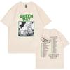Green Day The Saviors Tour Графические Футболки Мужские Женские Рок Футболка с Коротким Рукавом Модная Повседневная Футболки из Чистого Хлопка