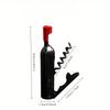 Wine Opener, Bottle Opener, Corkscrew Wine Bottle Opener, 2 Pack Manual Beer Bottle Opener, Fridge Magnet Beer Opener and Wine Opener Gift