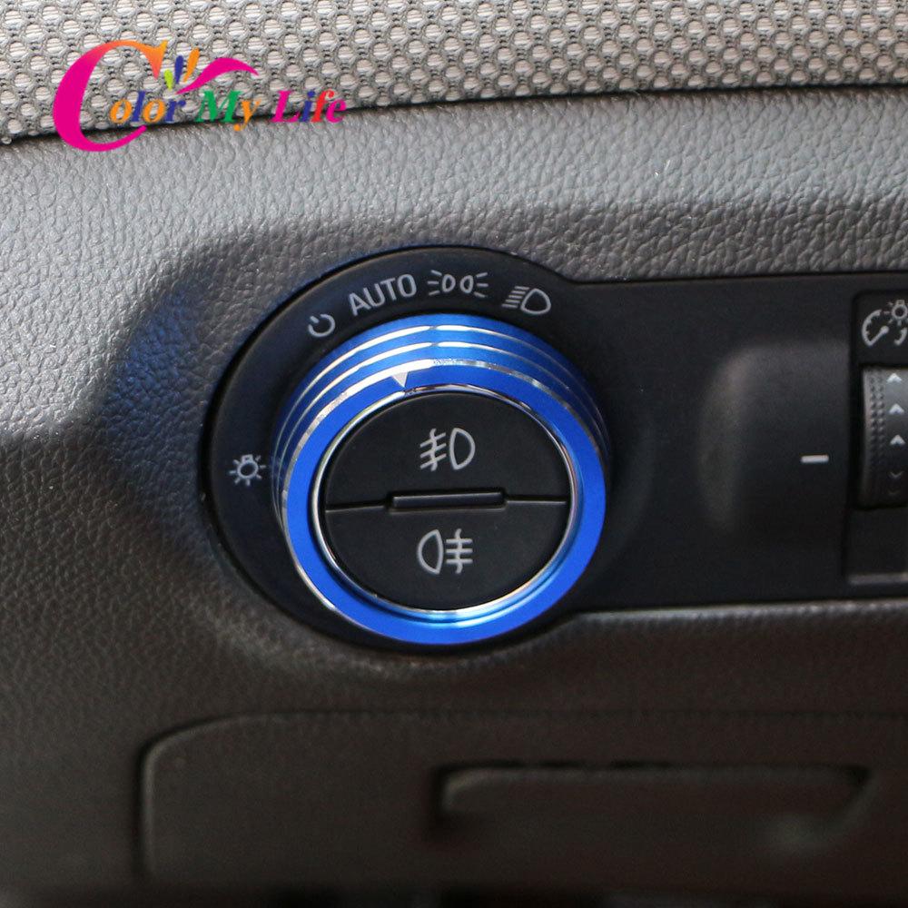 Ручка переключателя фар автомобиля, декоративная наклейка, накладка для Chevrolet Malibu Cruze Trax для Opel Mokka ASTRA