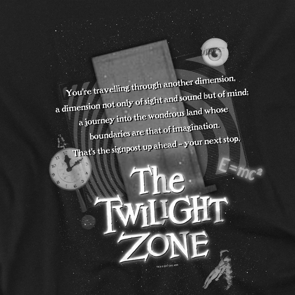 The Twilight Zone Unisex Adult Monologue Long-Sleeved T-Shirt