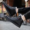 Fashion Winter Snow Boots Super Warm Size 35~48 Genuine Natural Leather Handmade Men Winter Shoes  jki9