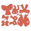 Вырубки-тиснения "Узловой Бант" для изготовления открыток на День Рождения