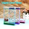 Plastic Casing Liquid Sand Timer Colorful Oil Drop Desktop Ornaments  Birthday Gift