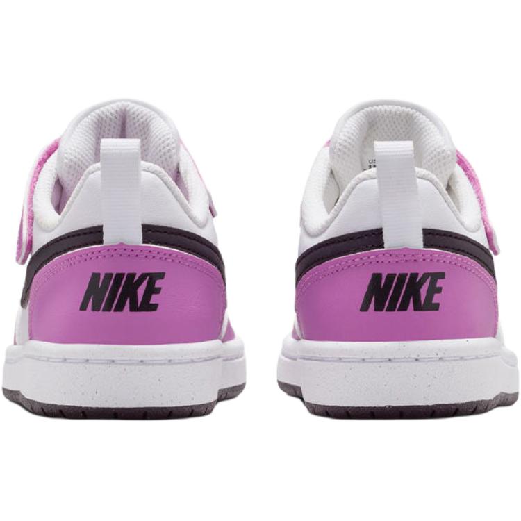 Nike Кеды Court Borough Low top для скейтбординга Розово-белые Детские DV5457-136