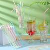 Flexible Plastic Drinking Straws Milk Tea Bar Party Wedding Kitchen Beverage Straw Home Accessories