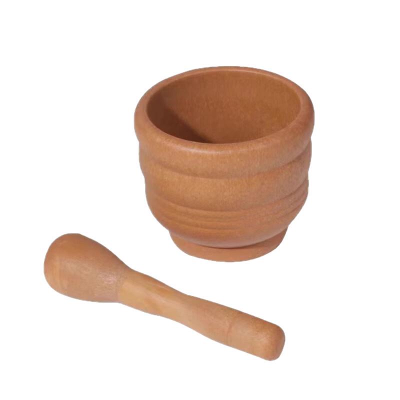 Zhi Shi Large Garlic Press Mortar and Pestle Set