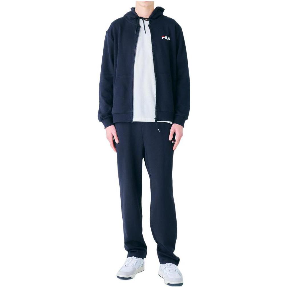 Fila Мужские вязаные спортивные штаны черные умеренной посадки прямые FS2FPF1101X-BLK