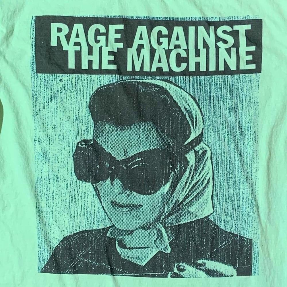 Редкий! Подержанная футболка Rage Against The Machine BL328 Унисекс футболка