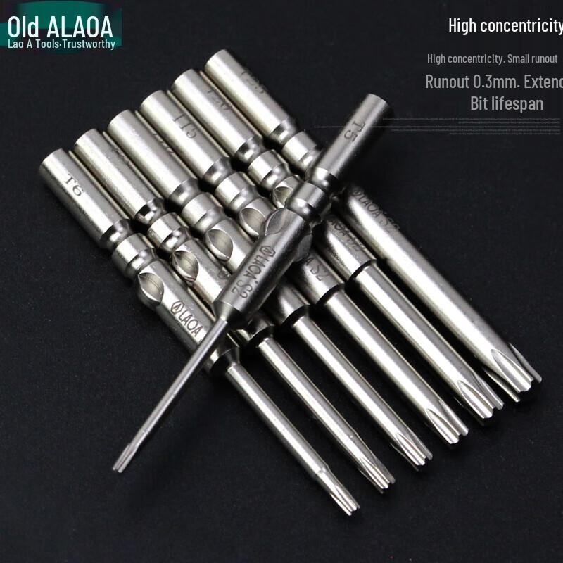 LAOA T20 60 мм Бита для электрической отвертки Torx (10-Pack)