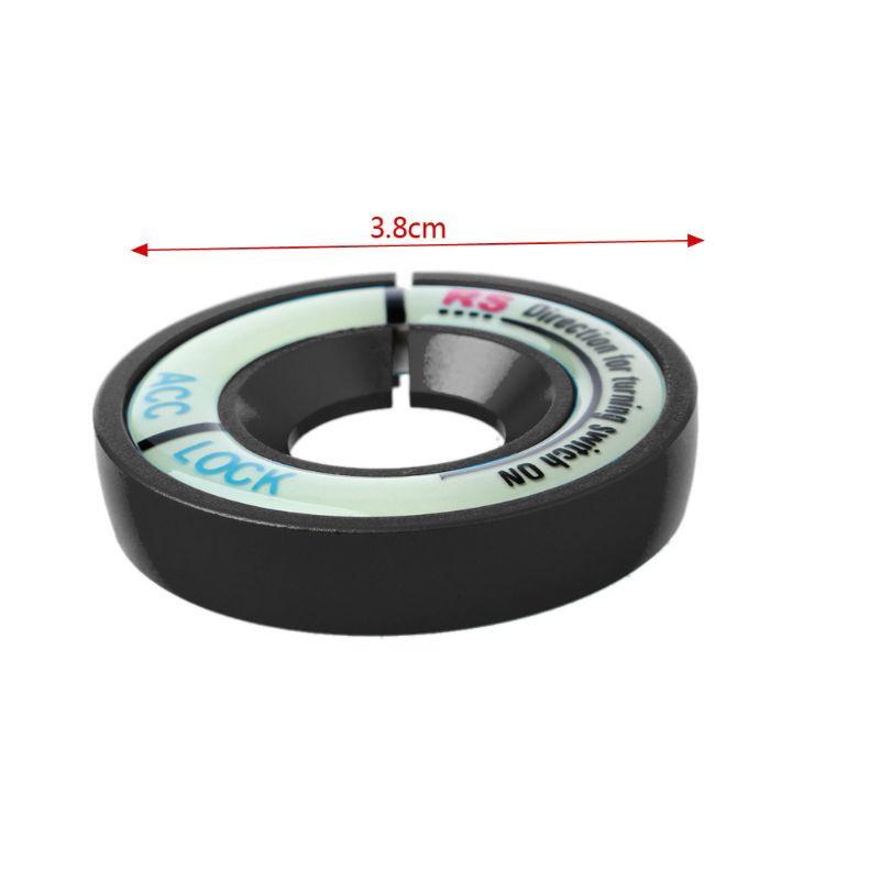 Автомобильная светящаяся наклейка на брелок для ключей зажигания для Skoda Octavia Fabia YETI VW Passat Bora POLO GOLF 6 Jetta MK5 MK6