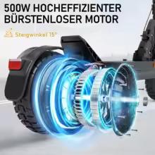 JOYOR S5 ABE Electric Scooter 500W 48V13Ah 45km Range 10" Tires Dual Suspension Disc Brake Foldable EU Stock