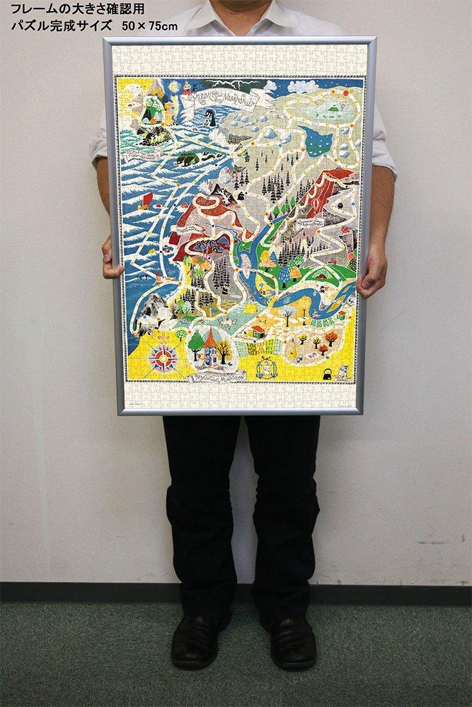 1000-piece Jigsaw Puzzle Moomin Map of Moominvalley (50x75cm)
