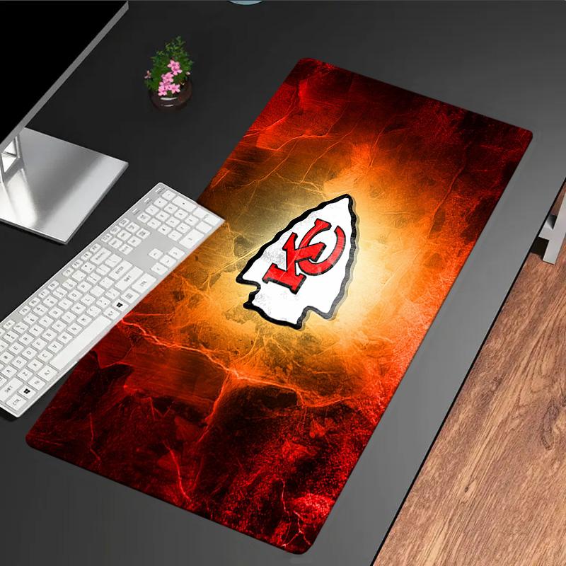 Kansas City Chiefs Logo Mouse pad Mouse pad, Gaming Mouse Pad, keyboard pad, Desk Decor for computer notebook Fan Gift Birthday Gift