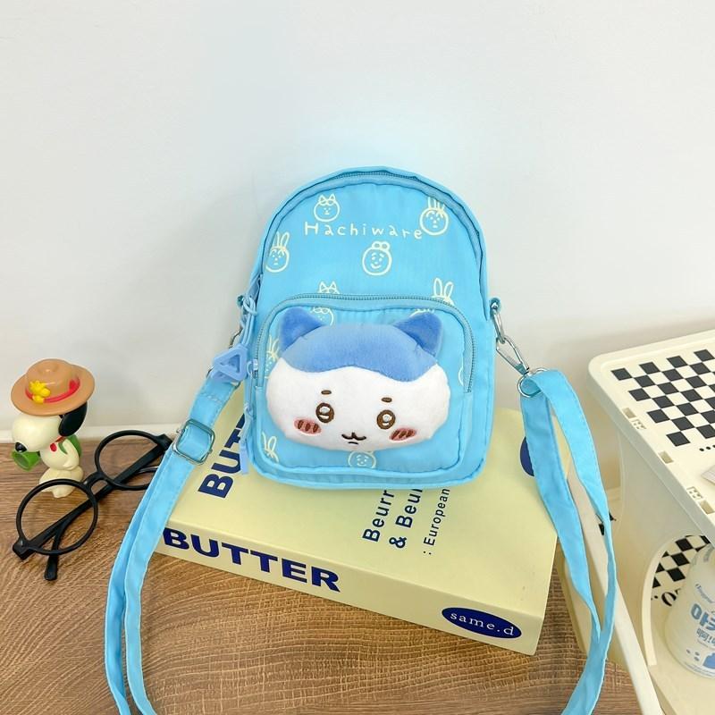 Chiikawa Cute Embroidered Pvc Mini Bucket Bag With Inner Zipper Pocket For Daily Wear