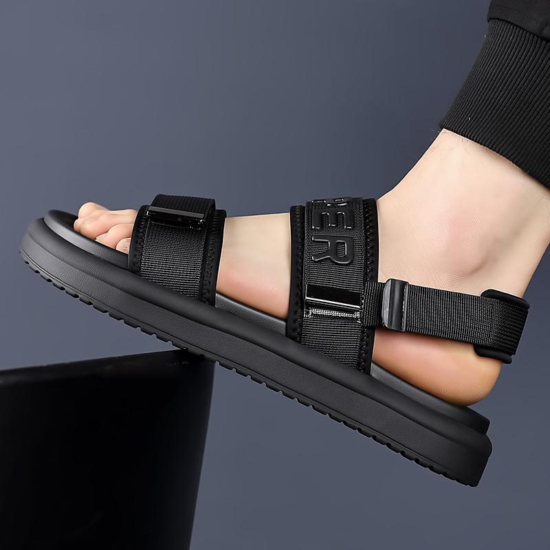 Летние Новые Дизайнерские Пляжные Туфли на Платформе для Мужчин Высокое Качество Римская Мода Повседневные Спортивные Сандалии Мужские