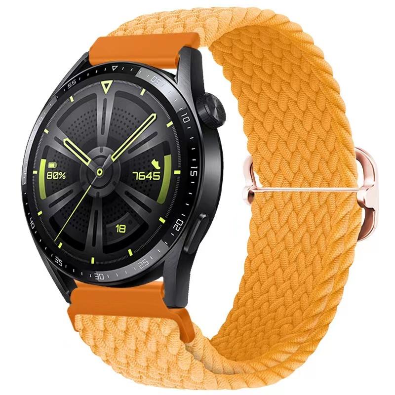 22-мм нейлоновый ремешок-петля для Samsung Watch 46 мм/Gear S3/3/4/5/6/7/Huawei Watch GT/2/3/GT5 Pro 46 мм Плетеный браслет для Amazfit GTR