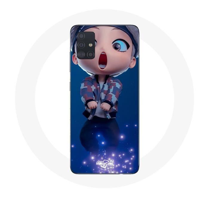 Чехол для Samsung Galaxy A51 BTS TinyTAN Animation V Mic Drop