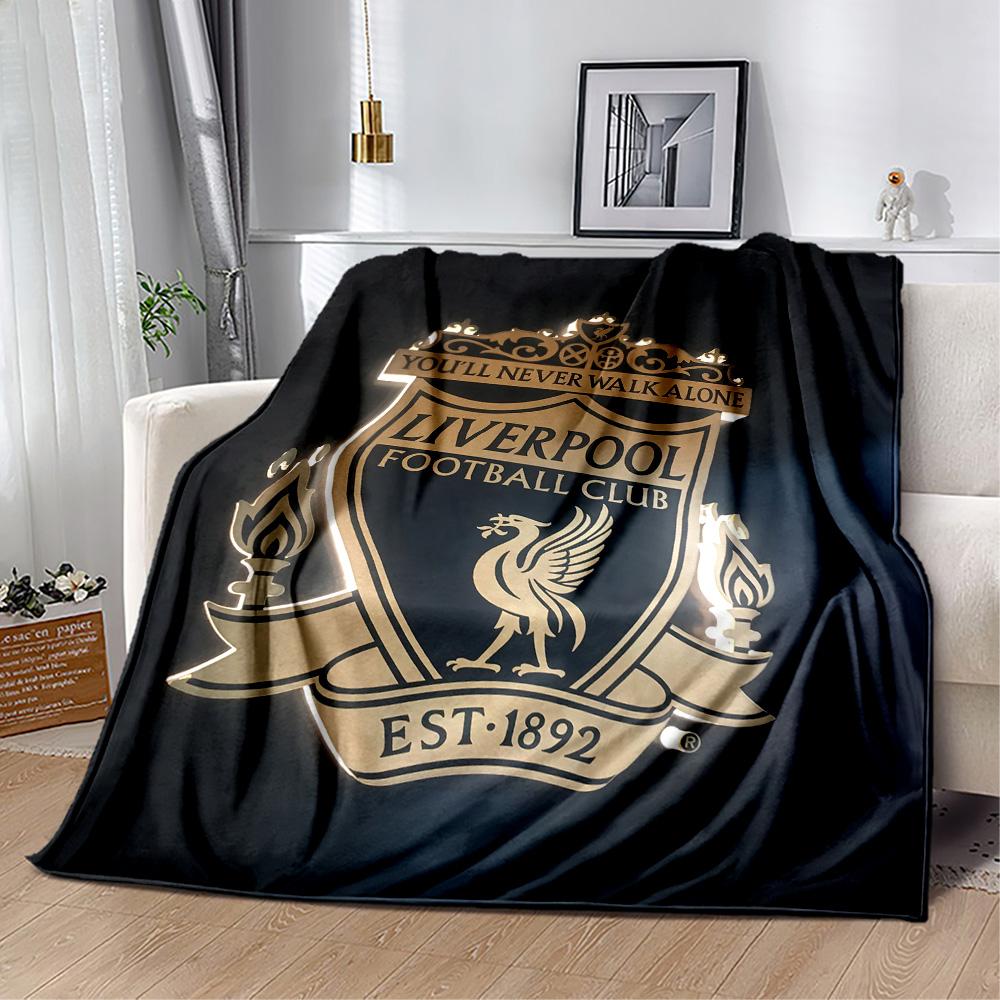 Liverpool Football Club Blanket Warmthful Decor Great For Seaside Office Chair Bedding Four Seasons Multipurpose Stylish Decor
