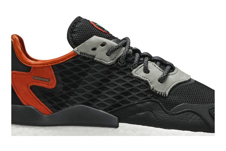 Мужские кроссовки adidas Nite Jogger Cordura Черный Оранжевый Core Black/Grey Six/Orange