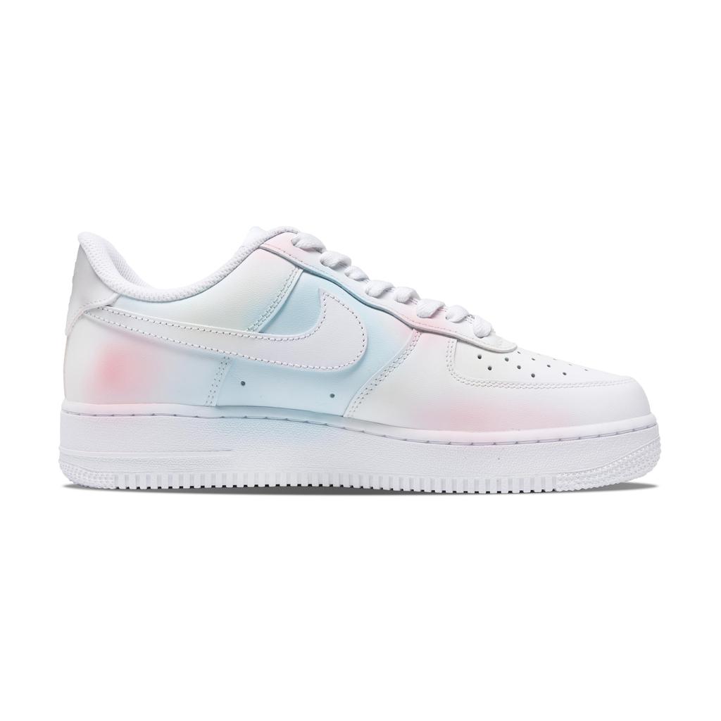 Nike Air Force 1 Dream Macarons Нескользящие Износостойкие Низкие Скейтбордические Кроссовки Мужские Синие CW2288-111(Команда348-)