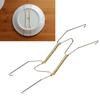 Plate Hanger Hook Spring Dismountable Anti-rust Stainless Steel Household Dish Hanger for Home