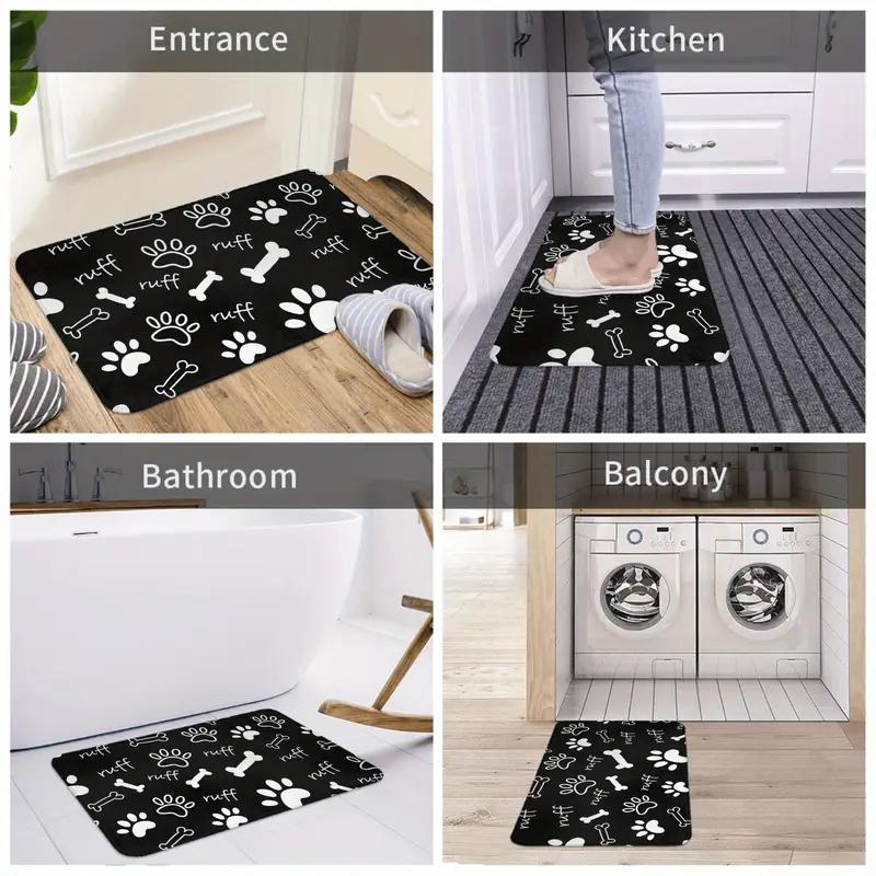 Home Sweet Home Letter Door Mat Non-Slip Floor Mat Washable Decorative Carpet For Home Kitchen Bathroom Front Door Entrance