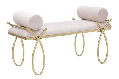Скамейка Ribbon Розовая См 112,5X49X53